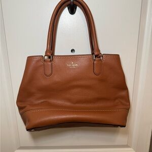 Kate Spade Brown Leather Tote Bag